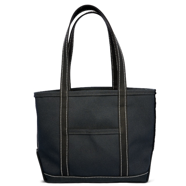 【日本製】帆布 キャンバス ロングハンドル トートバッグ Mサイズ Ship and Rock Basic tote 日本製 （オールブラック）