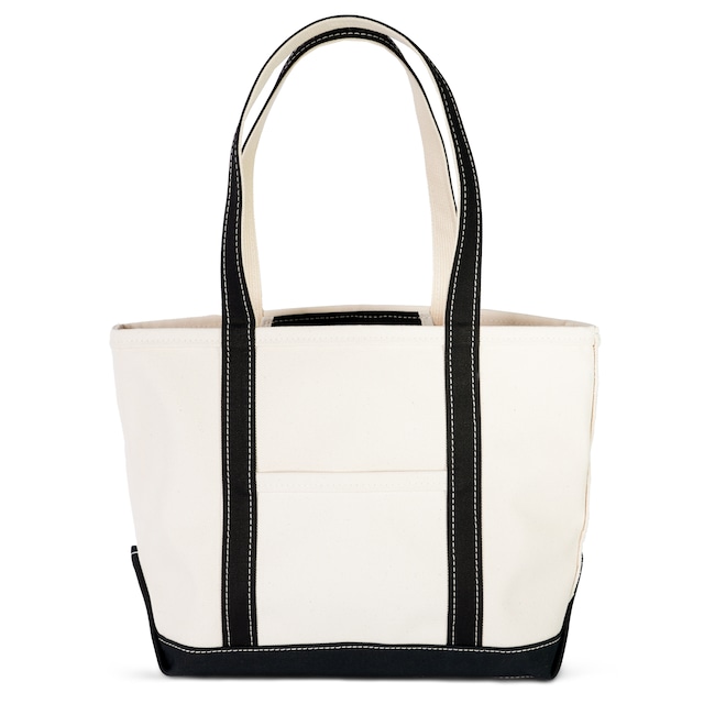 【日本製】帆布 キャンバス ロングハンドル トートバッグ Mサイズ Ship and Rock Basic tote 日本製 （ブラック）
