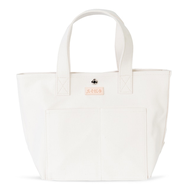 スナップボタン付き パラフィン帆布 キャンバス トートバッグ Sサイズ 小さめ Ship and Rock tote 日本製 （キナリ）