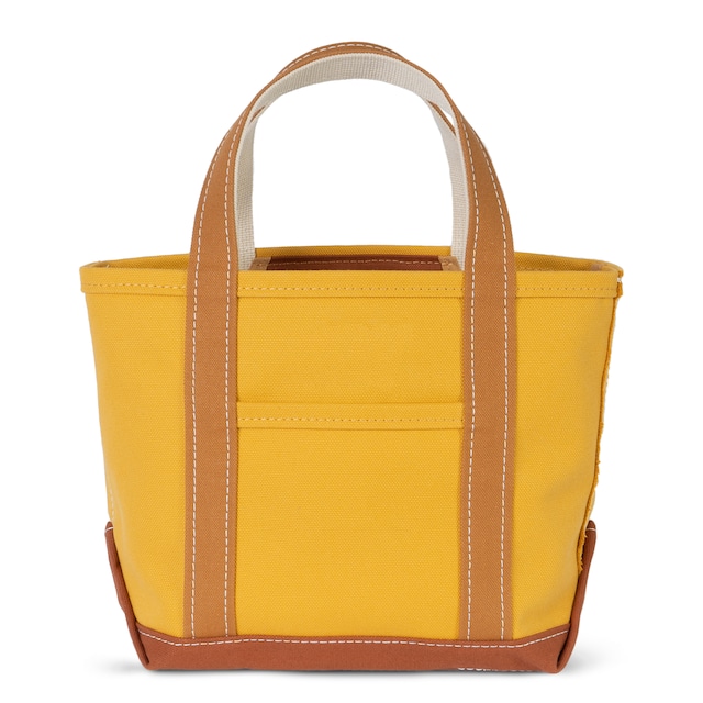 【日本製】帆布 キャンバス トートバッグ Sサイズ Ship and Rock Basic tote 日本製 （ブラウン×キャメル×マスタード）