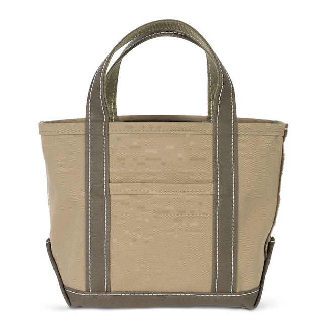 【日本製】帆布 キャンバス トートバッグ Sサイズ Ship and Rock Basic tote 日本製 （オリーブドラブ×アーミー）