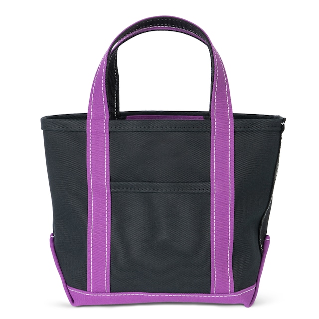 【日本製】帆布 キャンバス トートバッグ Sサイズ Ship and Rock Basic tote 日本製 （パープル×ブラック）